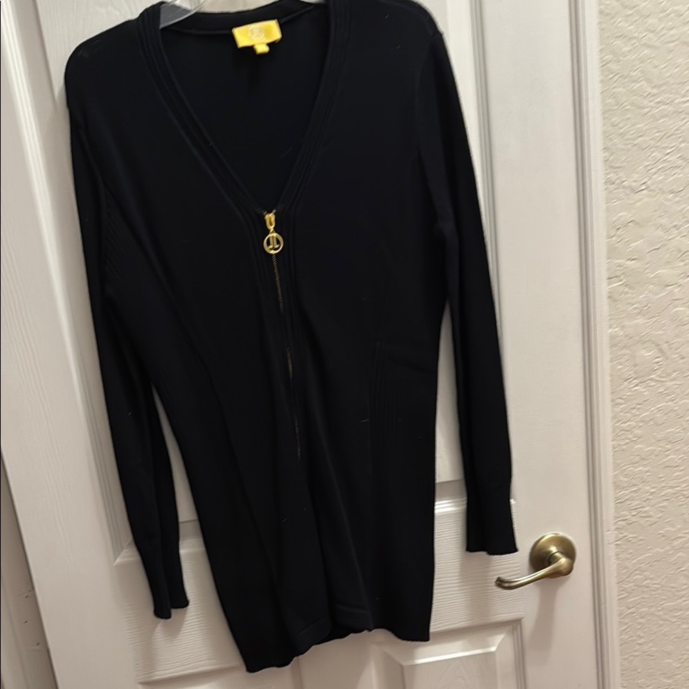 Liz Lange Black Cardigan Sweater